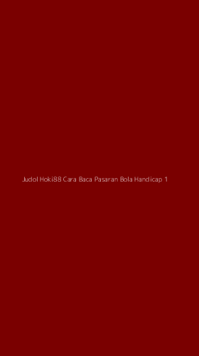 Tampilan Antarmuka Aplikasi Judol Hoki88 Cara Baca Pasaran Bola Handicap - 1