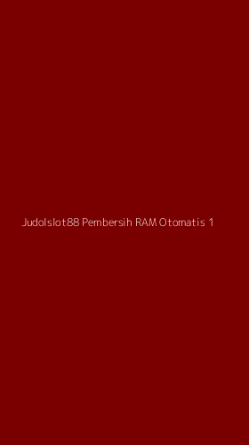 Tampilan Antarmuka Aplikasi Judolslot88 Pembersih Ram Otomatis - 1
