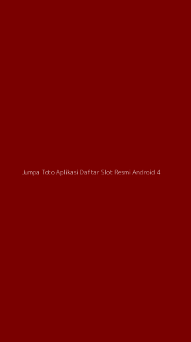 Tampilan Antarmuka Aplikasi Jumpa Toto Aplikasi Daftar Slot Resmi Android - 4