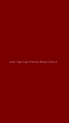 Tampilan Antarmuka Aplikasi Junior Togel Login Platform Belajar Online - 4