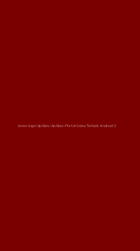 Tampilan Antarmuka Aplikasi Juniortogel Aplikasi Aplikasi Portal Game Terbaik Android - 2