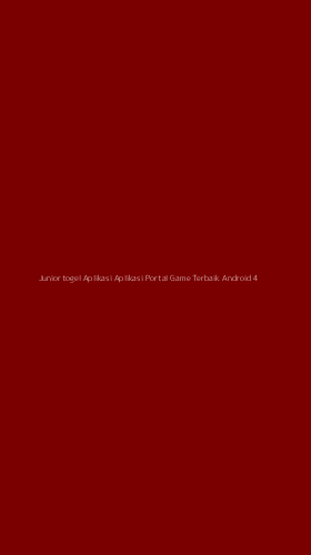 Tampilan Antarmuka Aplikasi Juniortogel Aplikasi Aplikasi Portal Game Terbaik Android - 4