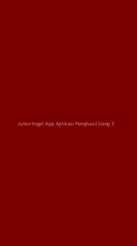 Tampilan Antarmuka Aplikasi Juniortogel App Aplikasi Penghasil Uang - 3