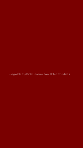 Tampilan Antarmuka Aplikasi Juragantoto Rtp Portal Informasi Game Online Terupdate - 2