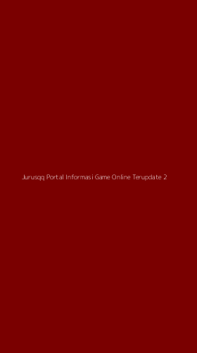 Tampilan Antarmuka Aplikasi Jurusqq Portal Informasi Game Online Terupdate - 2