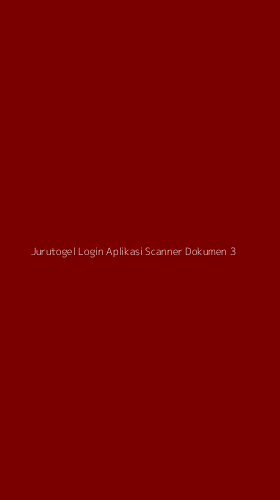 Tampilan Antarmuka Aplikasi Jurutogel Login Aplikasi Scanner Dokumen - 3