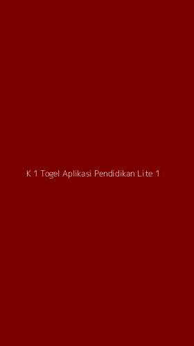 Tampilan Antarmuka Aplikasi K 1 Togel Aplikasi Pendidikan Lite - 1