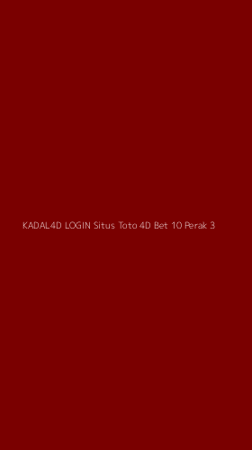 Tampilan Antarmuka Aplikasi Kadal4d Login Situs Toto 4d Bet 10 Perak - 3