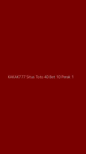 Tampilan Antarmuka Aplikasi Kakak777 Situs Toto 4d Bet 10 Perak - 1