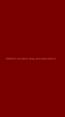 Tampilan Antarmuka Aplikasi Kamislot Link Daftar Semua Jenis Game Online - 4
