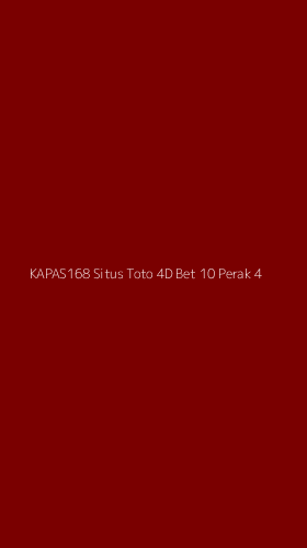 Tampilan Antarmuka Aplikasi Kapas168 Situs Toto 4d Bet 10 Perak - 4