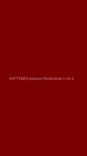 Tampilan Antarmuka Aplikasi Kapten89 Aplikasi Pendidikan Lite - 2