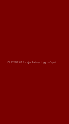 Tampilan Antarmuka Aplikasi Kaptenasia Belajar Bahasa Inggris Cepat - 1