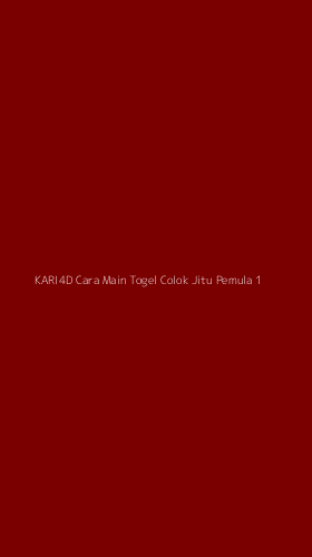 Tampilan Antarmuka Aplikasi Kari4d Cara Main Togel Colok Jitu Pemula - 1