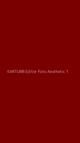Tampilan Antarmuka Aplikasi Kartu88 Editor Foto Aesthetic - 1