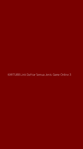 Tampilan Antarmuka Aplikasi Kartu88 Link Daftar Semua Jenis Game Online - 3