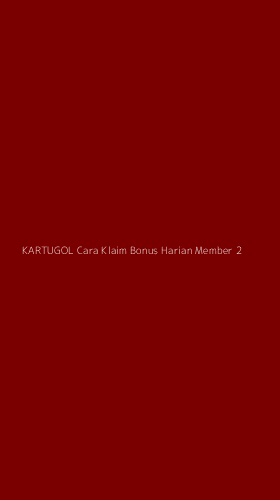 Tampilan Antarmuka Aplikasi Kartugol Cara Klaim Bonus Harian Member - 2