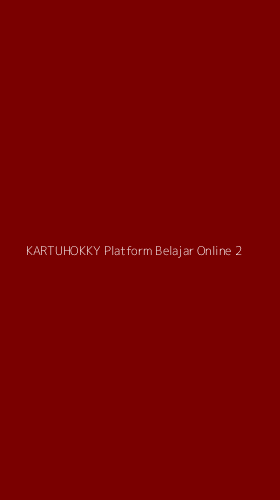 Tampilan Antarmuka Aplikasi Kartuhokky Platform Belajar Online - 2