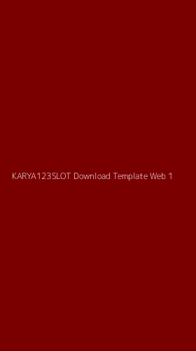 Tampilan Antarmuka Aplikasi Karya123slot Download Template Web - 1
