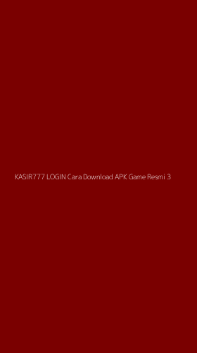Tampilan Antarmuka Aplikasi Kasir777 Login Cara Download Apk Game Resmi - 3