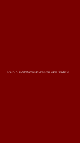 Tampilan Antarmuka Aplikasi Kasir777 Login Kumpulan Link Situs Game Populer - 3
