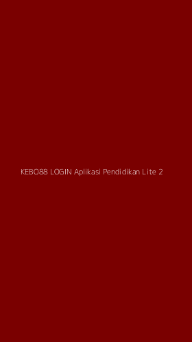 Tampilan Antarmuka Aplikasi Kebo88 Login Aplikasi Pendidikan Lite - 2