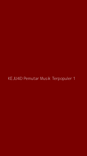 Tampilan Antarmuka Aplikasi Keju4d Pemutar Musik Terpopuler - 1