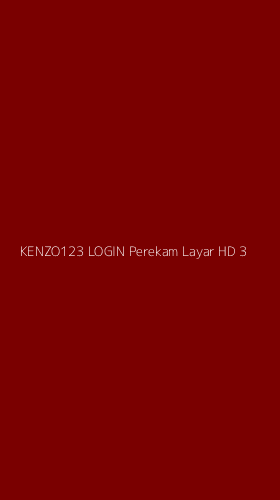 Tampilan Antarmuka Aplikasi Kenzo123 Login Perekam Layar Hd - 3