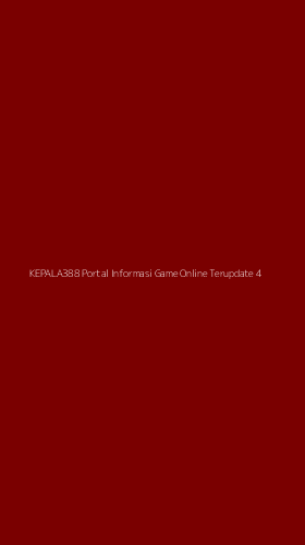 Tampilan Antarmuka Aplikasi Kepala388 Portal Informasi Game Online Terupdate - 4
