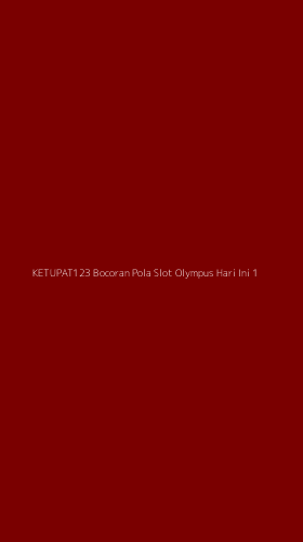 Tampilan Antarmuka Aplikasi Ketupat123 Bocoran Pola Slot Olympus Hari Ini - 1