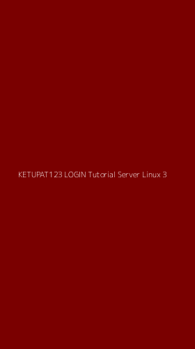 Tampilan Antarmuka Aplikasi Ketupat123 Login Tutorial Server Linux - 3