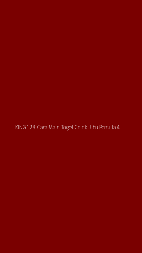 Tampilan Antarmuka Aplikasi King123 Cara Main Togel Colok Jitu Pemula - 4