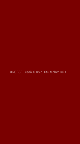 Tampilan Antarmuka Aplikasi King383 Prediksi Bola Jitu Malam Ini - 1