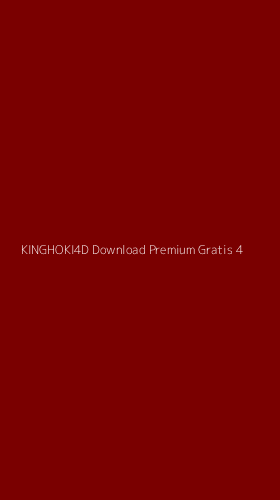Tampilan Antarmuka Aplikasi Kinghoki4d Download Premium Gratis - 4