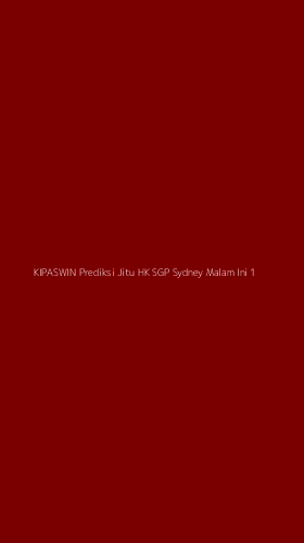 Tampilan Antarmuka Aplikasi Kipaswin Prediksi Jitu Hk Sgp Sydney Malam Ini - 1
