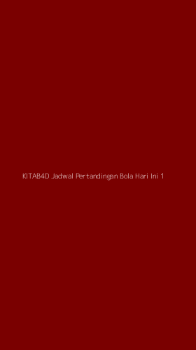 Tampilan Antarmuka Aplikasi Kitab4d Jadwal Pertandingan Bola Hari Ini - 1