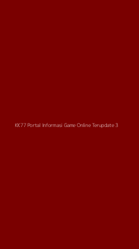 Tampilan Antarmuka Aplikasi Kk77 Portal Informasi Game Online Terupdate - 3