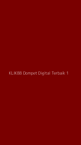 Tampilan Antarmuka Aplikasi Klik88 Dompet Digital Terbaik - 1