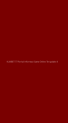 Tampilan Antarmuka Aplikasi Klikbet77 Portal Informasi Game Online Terupdate - 4