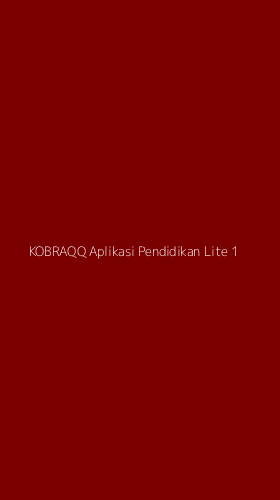 Tampilan Antarmuka Aplikasi Kobraqq Aplikasi Pendidikan Lite - 1