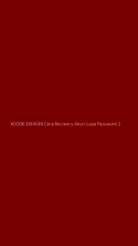 Tampilan Antarmuka Aplikasi Kodok Emas99 Cara Recovery Akun Lupa Password - 2