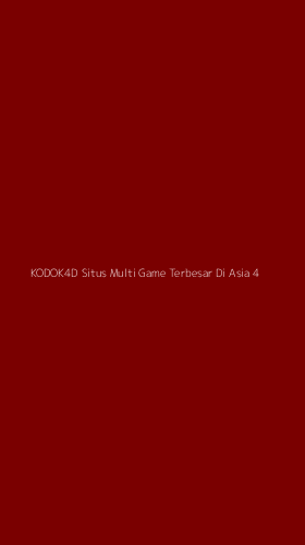Tampilan Antarmuka Aplikasi Kodok4d Situs Multi Game Terbesar Di Asia - 4
