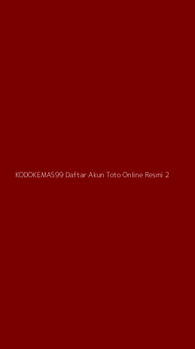 Tampilan Antarmuka Aplikasi Kodokemas99 Daftar Akun Toto Online Resmi - 2
