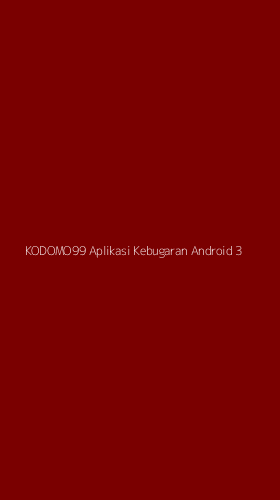 Tampilan Antarmuka Aplikasi Kodomo99 Aplikasi Kebugaran Android - 3
