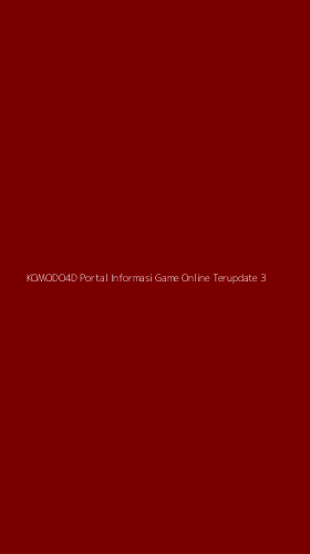 Tampilan Antarmuka Aplikasi Komodo4d Portal Informasi Game Online Terupdate - 3