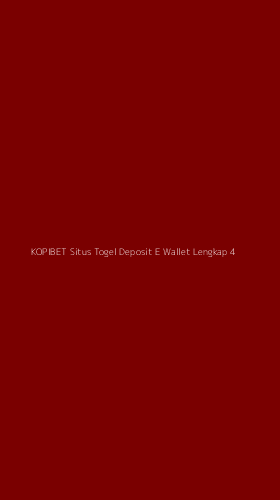 Tampilan Antarmuka Aplikasi Kopibet Situs Togel Deposit E Wallet Lengkap - 4
