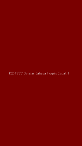 Tampilan Antarmuka Aplikasi Kost777 Belajar Bahasa Inggris Cepat - 1