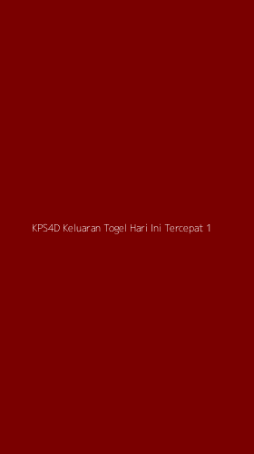 Tampilan Antarmuka Aplikasi Kps4d Keluaran Togel Hari Ini Tercepat - 1