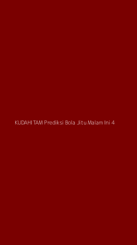 Tampilan Antarmuka Aplikasi Kudahitam Prediksi Bola Jitu Malam Ini - 4