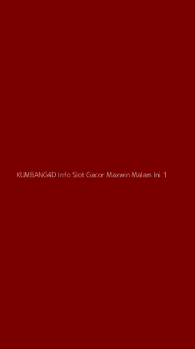 Tampilan Antarmuka Aplikasi Kumbang4d Info Slot Gacor Maxwin Malam Ini - 1